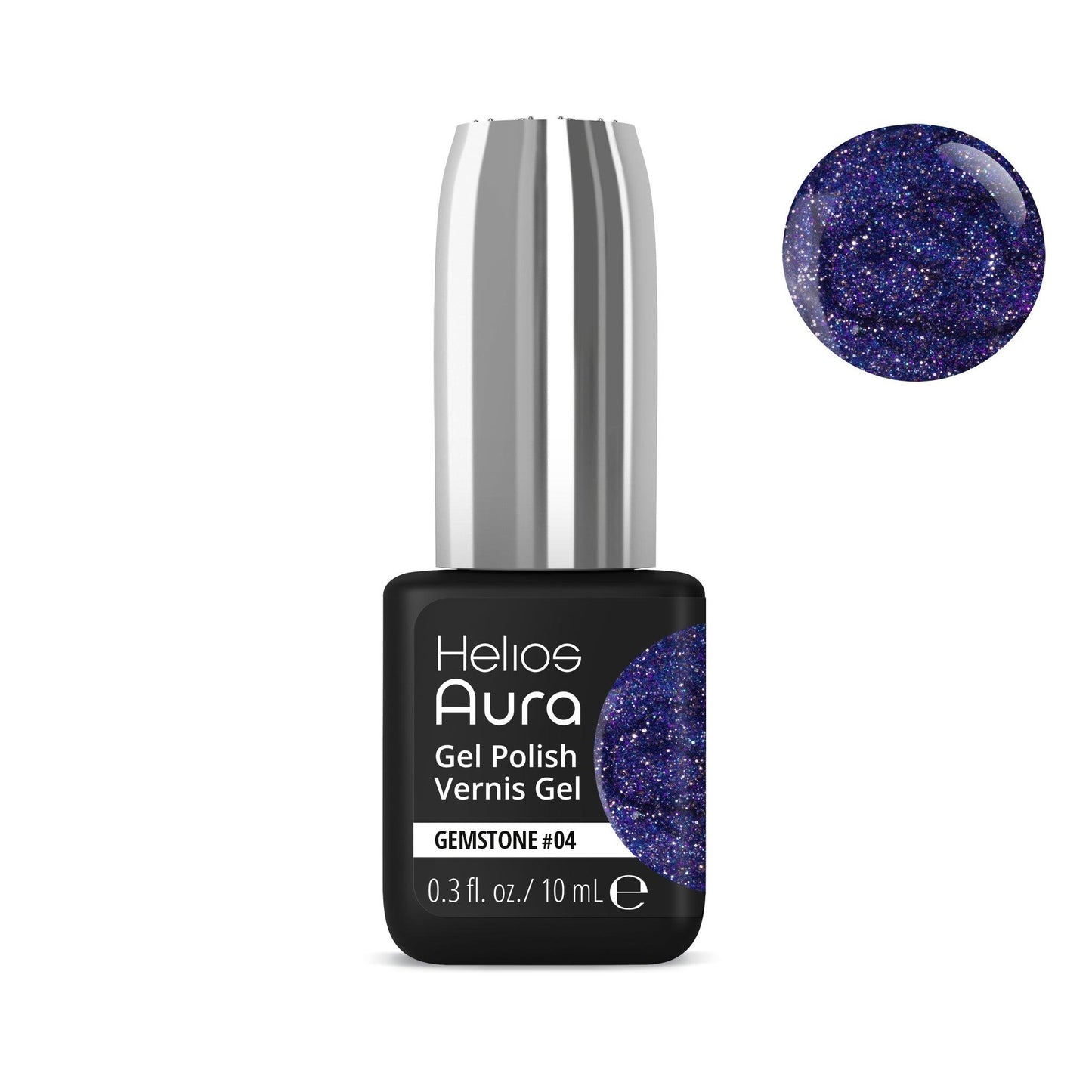 Helios Aura Gel Polish Glitter #04