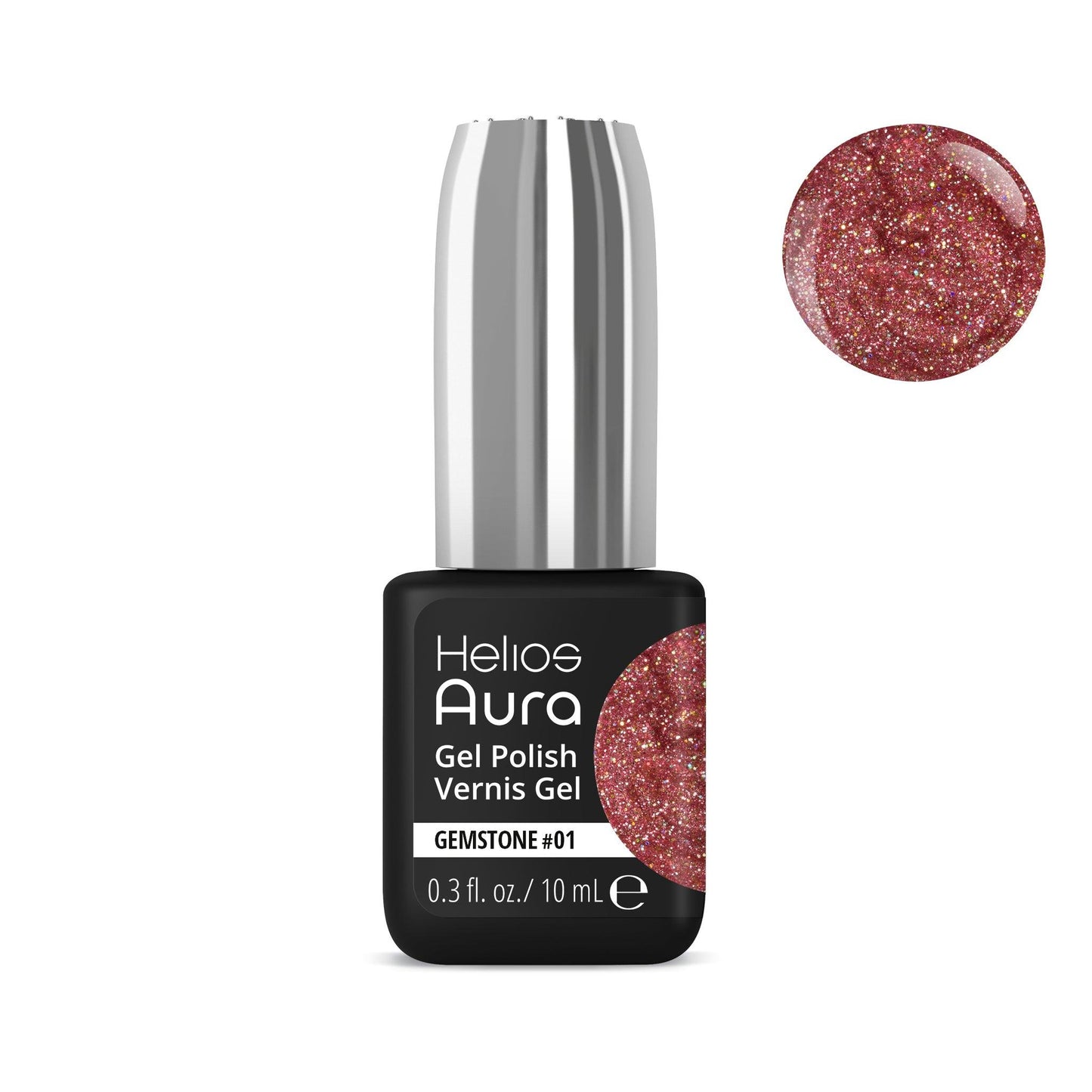 Helios Aura Gel Polish Glitter #001