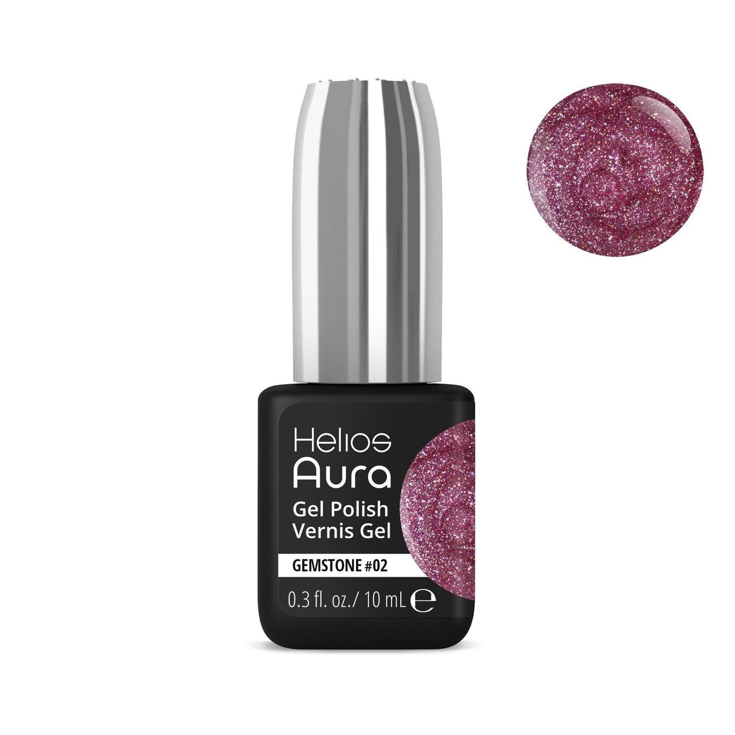 Helios Aura Gel Polish Glitter #02
