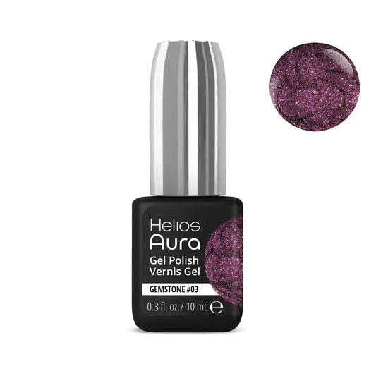 Helios Aura Gel Polish Glitter #03