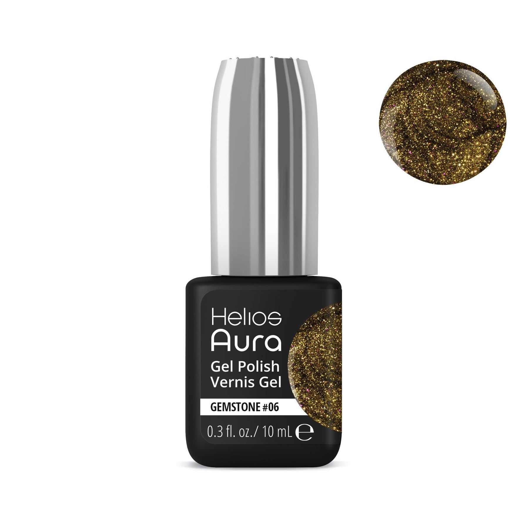 Helios Aura Gel Polish Glitter #06